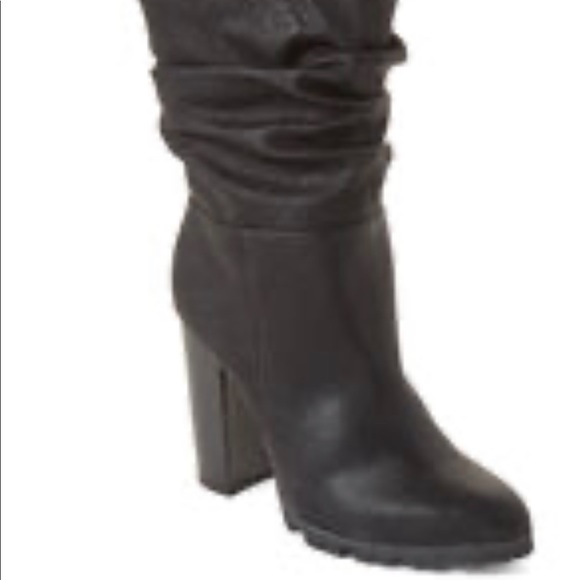 👢  KATY PERRY Black Raina Slouchy Boots 👢 - Picture 2 of 7